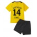 Cheap Borussia Dortmund Nico Schulz #14 Home Football Kit Children 2022-23 Short Sleeve (+ pants)